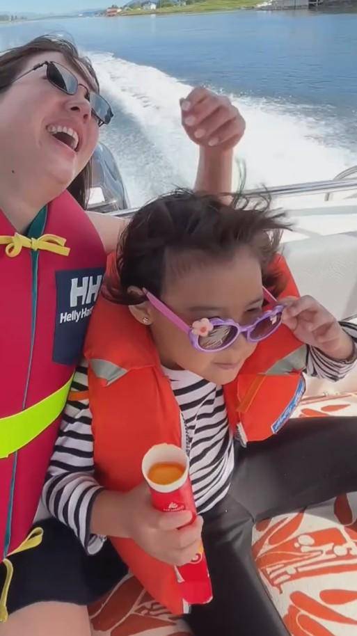 Alice Norin ke Supermarket Naik Speedboat (Instagram.com/alicenorin)