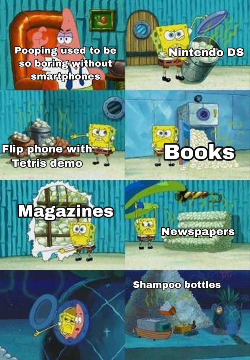 meme SpongeBob tentang sampo