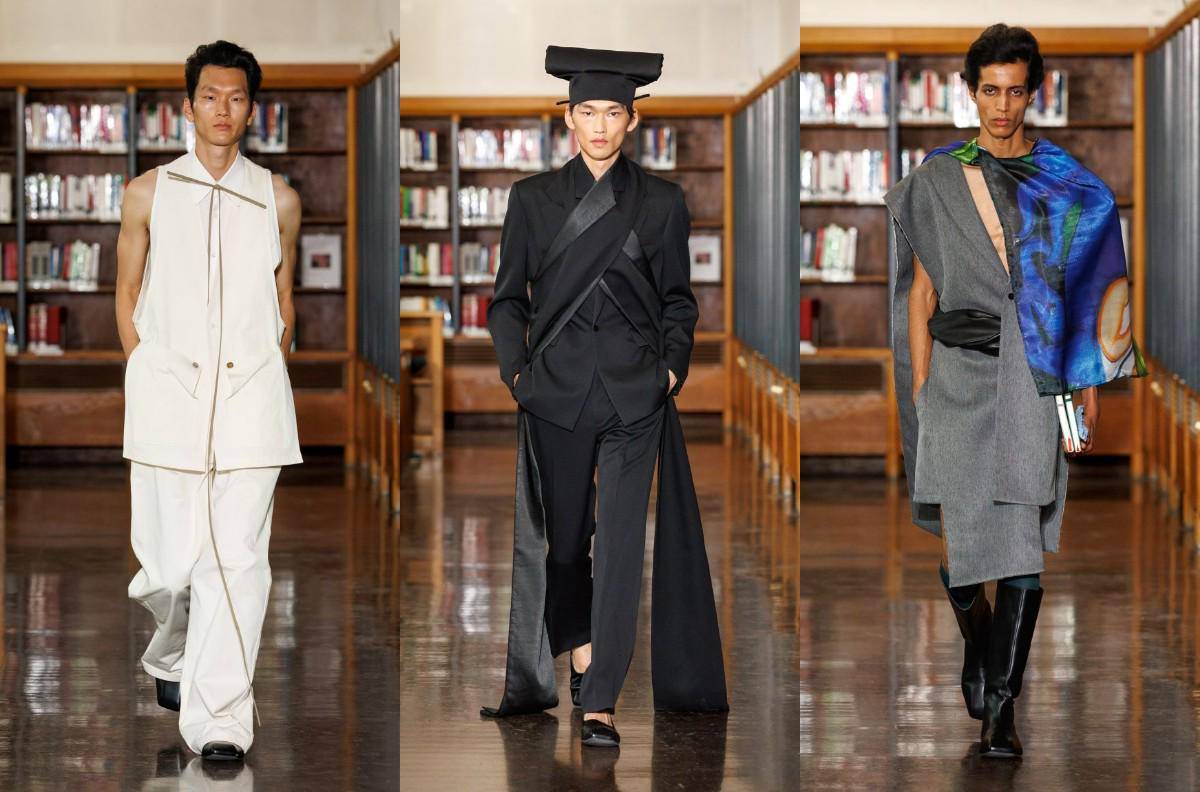 Koleksi Sean Suen S/S '26 di Paris Fashion Week Menswear (instagram.com/sean_suen)