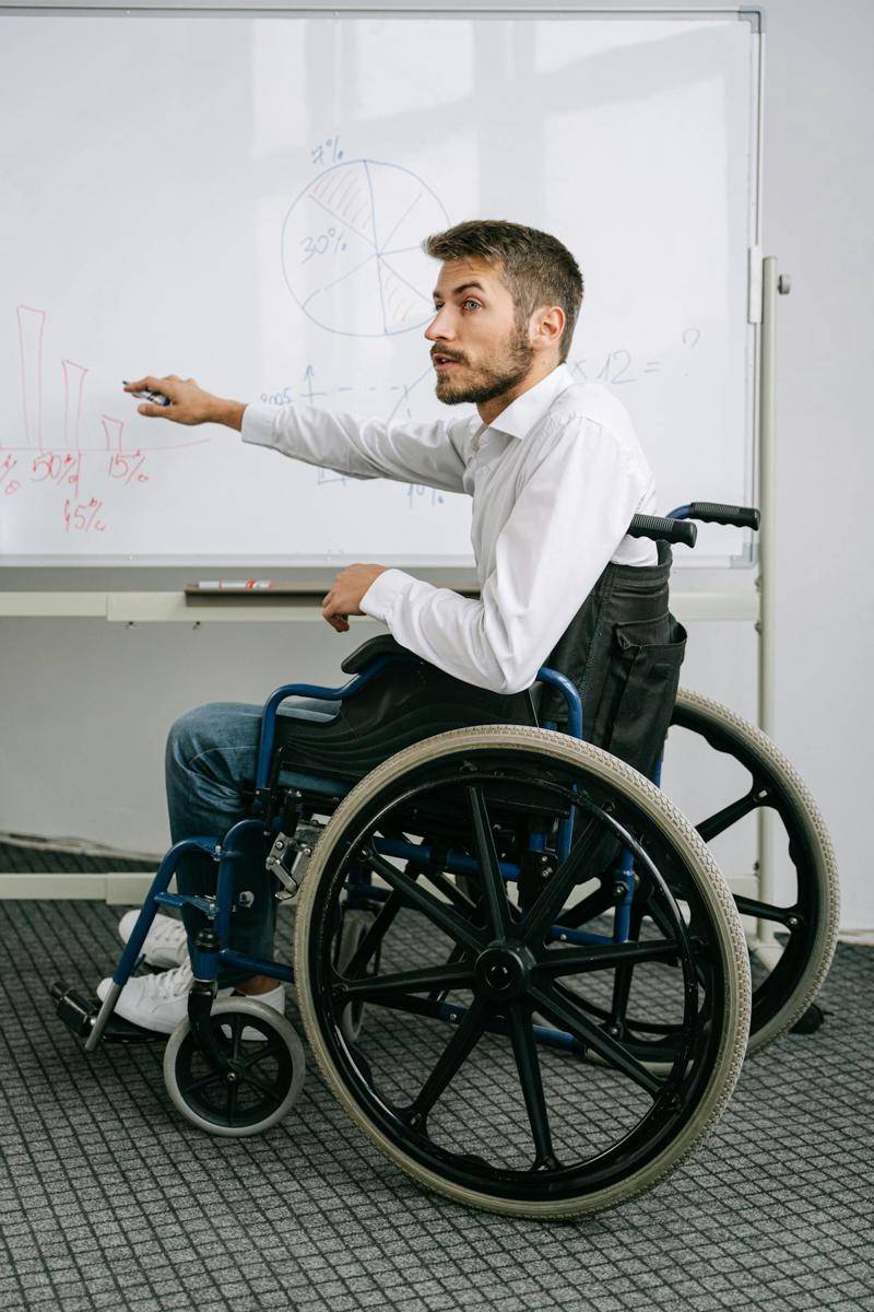 ilustrasi mendorong keterlibatan kepemimpinan disabilitas (Pexels.com/Ivan Samkov)