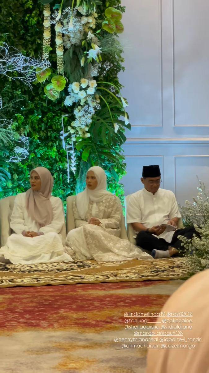 pengajian Nadin Amizah jelang menikah (instagram.com/meiza_dee)