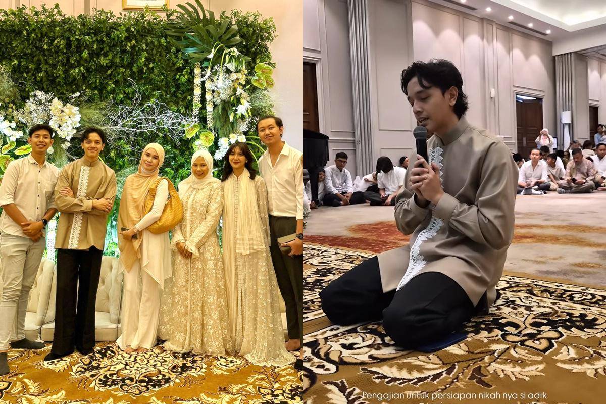 pengajian Nadin Amizah jelang menikah (instagram.com/meiza_dee | instagram.com/vidialdiano)