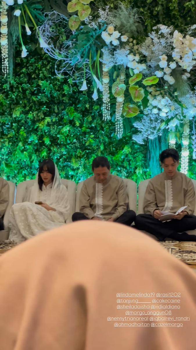 pengajian Nadin Amizah jelang menikah (instagram.com/meiza_dee)