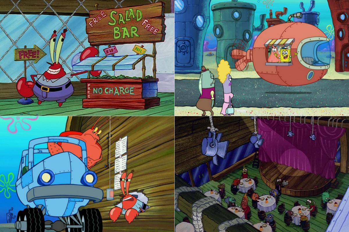 berbagai inovasi yang pernah dilakukan Tuan Krabs sebagai pemilik restoran (dok. Nickelodeon/SpongeBob SquarePants)
