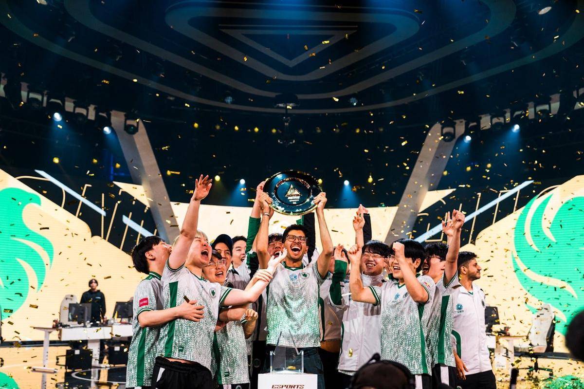 Yangon Galacticos has won the PUBG Mobile World Cup at 2025 Esports World Cup trophy 