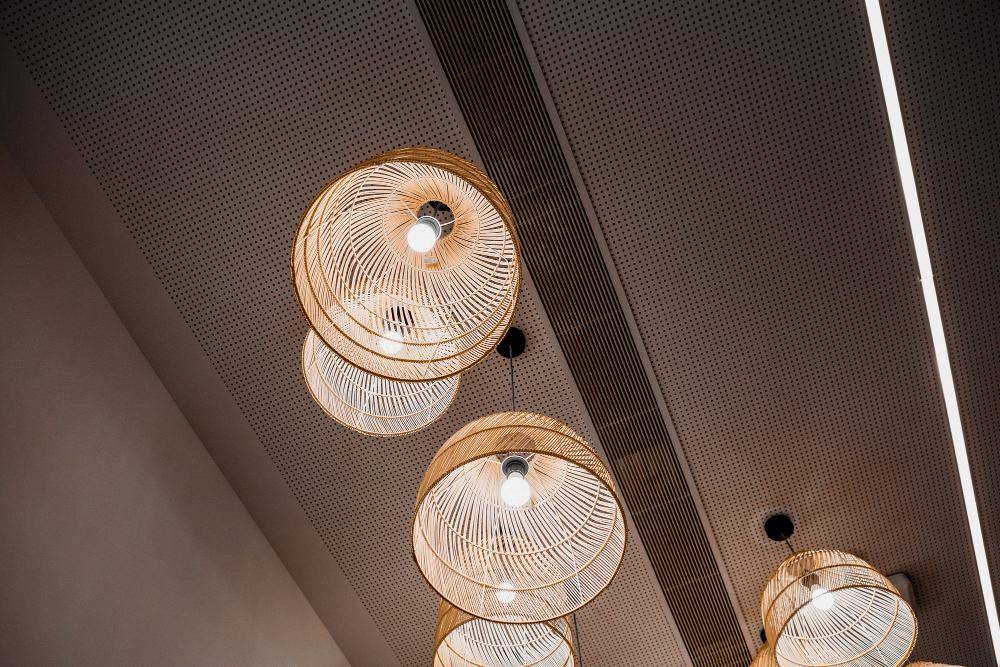 lampu kap rotan