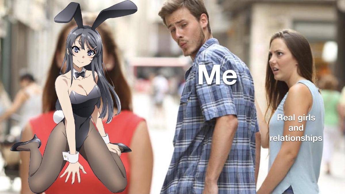 meme anime cewek 2D