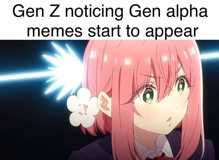 meme anime tentang gen Z