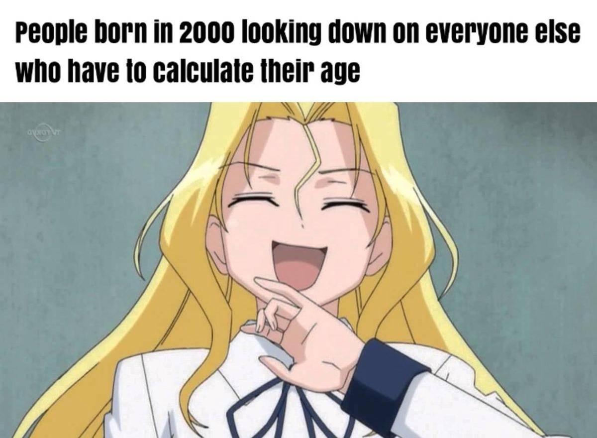 kolase meme anime tentang umur 20-an