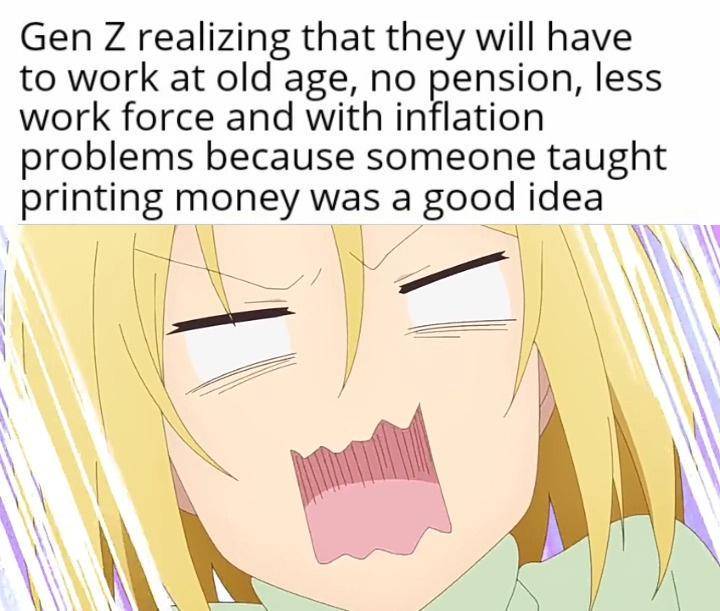meme anime tentang gen Z