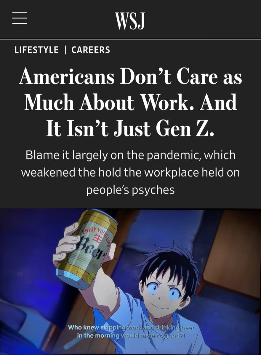 meme anime tentang gen Z