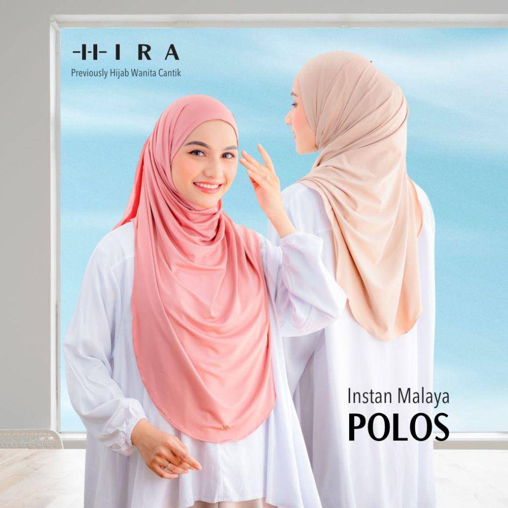 HIRA - Instan Malaya Polos (shopee.co.id/HIRA - Hijab Wanita Cantik)