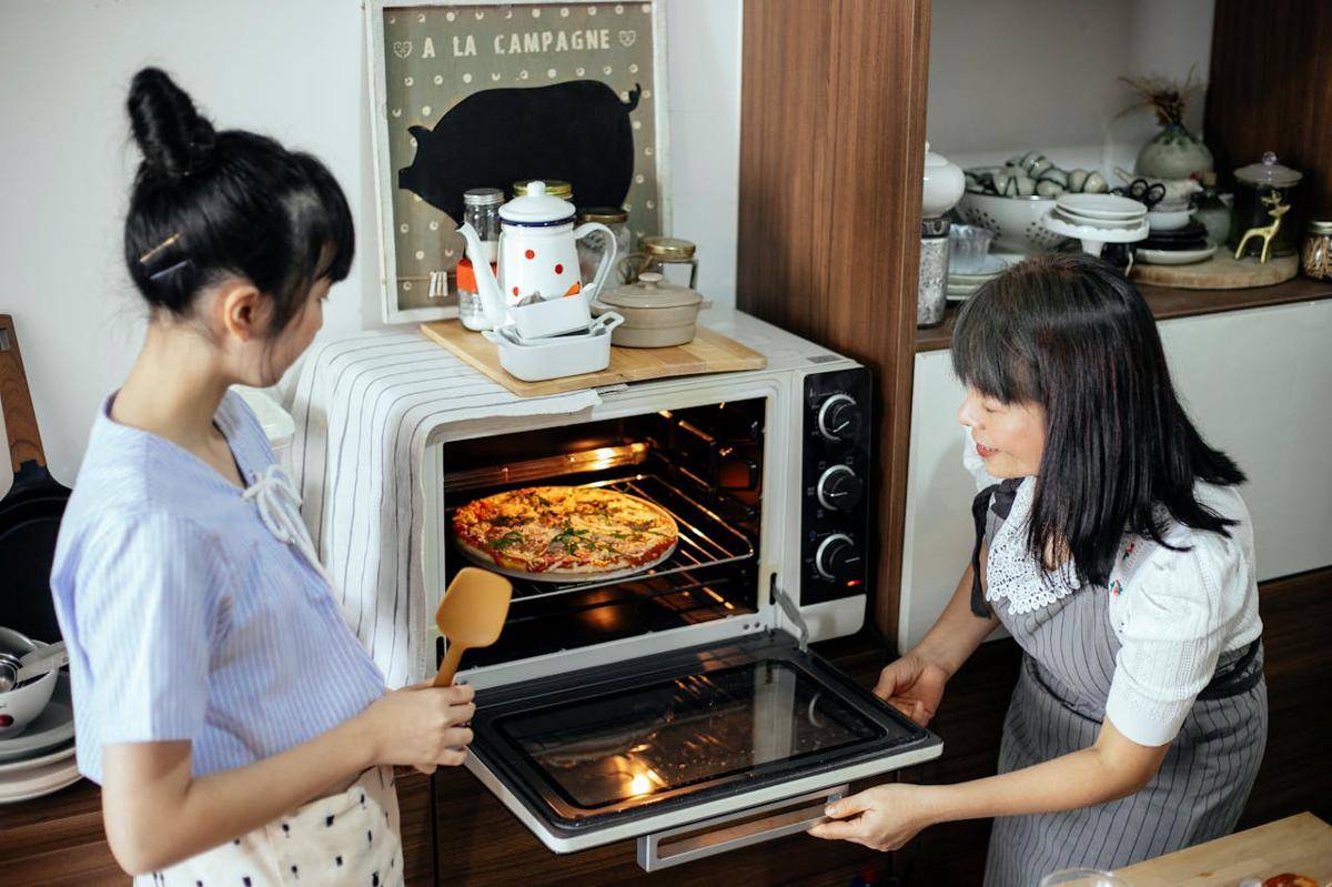 ilustrasi teknik masak oven 