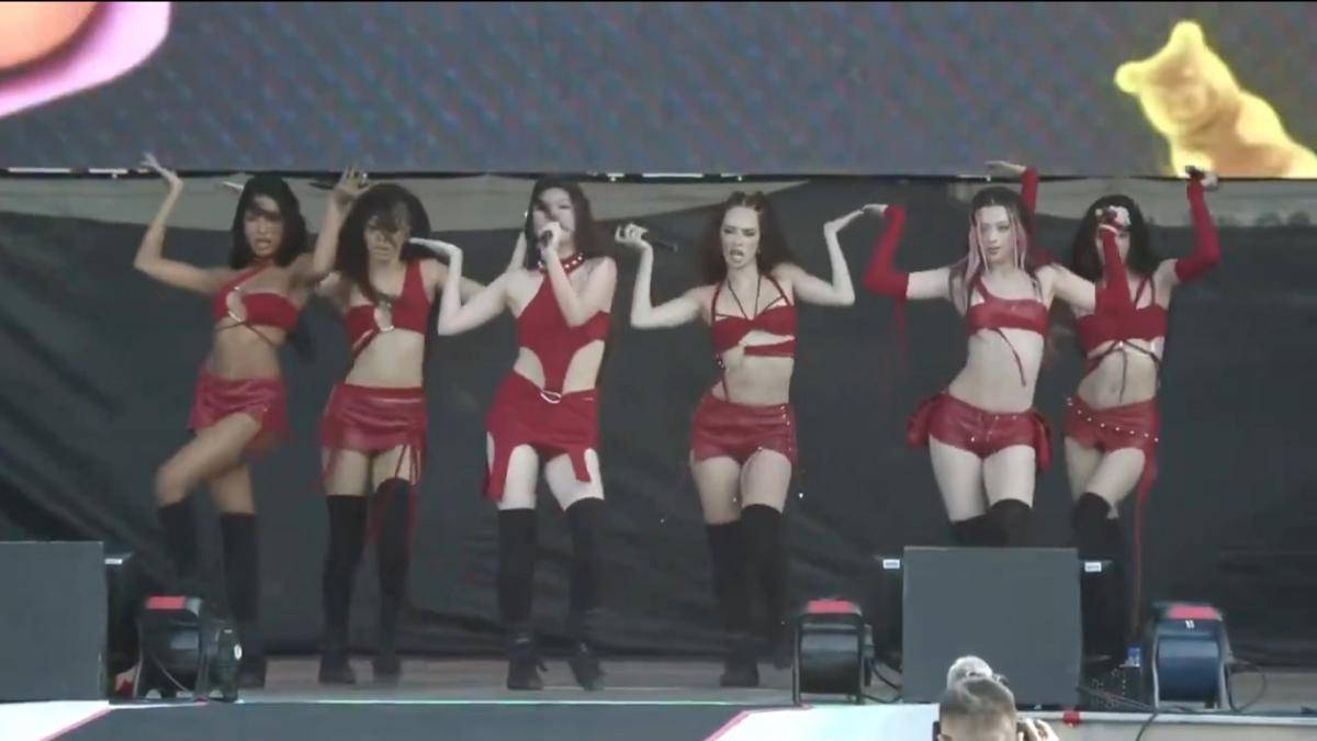 potret KATSEYE di Lollapalooza Chicago 2025 (dok. Weverse/KATSEYE)