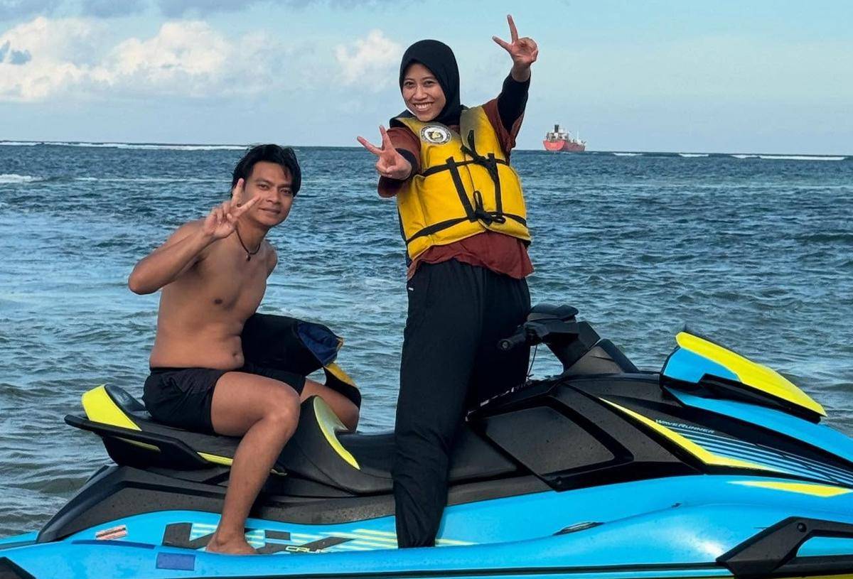 Bulan Madu Megawati Hangestri dan Suami (Instagram.com/megawatihangestrip)Bulan Madu Megawati Hangestri dan Suami (Instagram.com/megawatihangestrip)