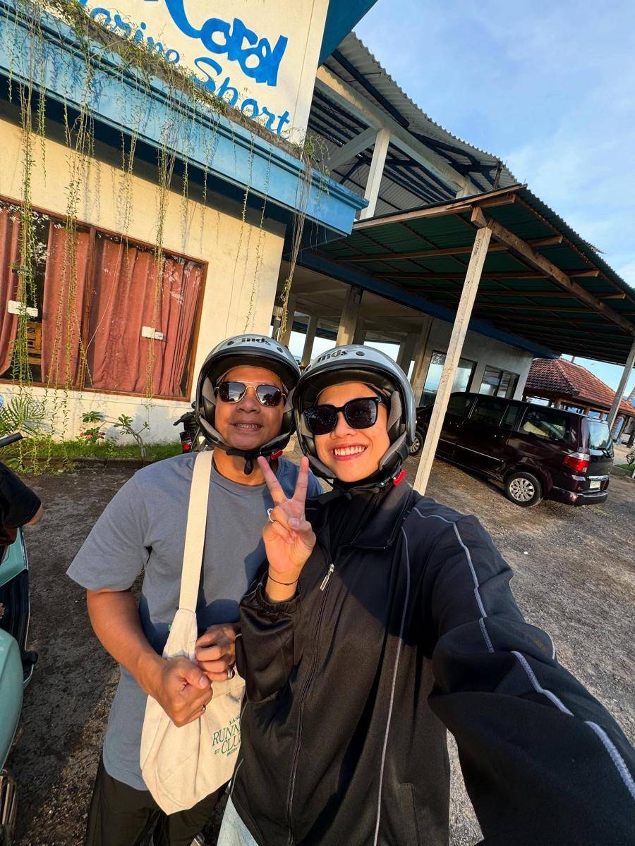 Bulan Madu Megawati Hangestri dan Suami (Instagram.com/megawatihangestrip)