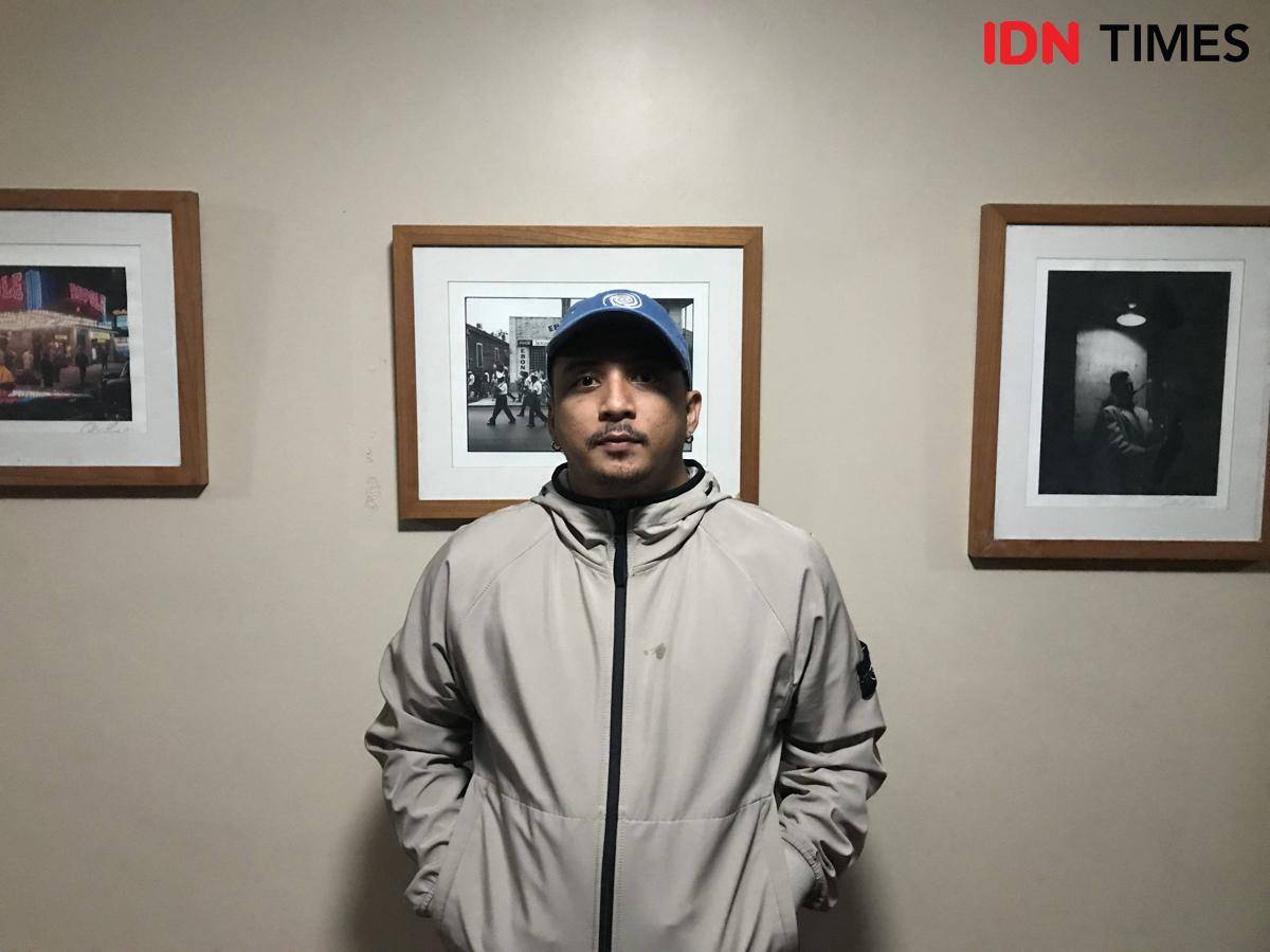 Sal Priadi di backstage Jazz Gunung Bromo Series 2 2025 (26/7/2025)