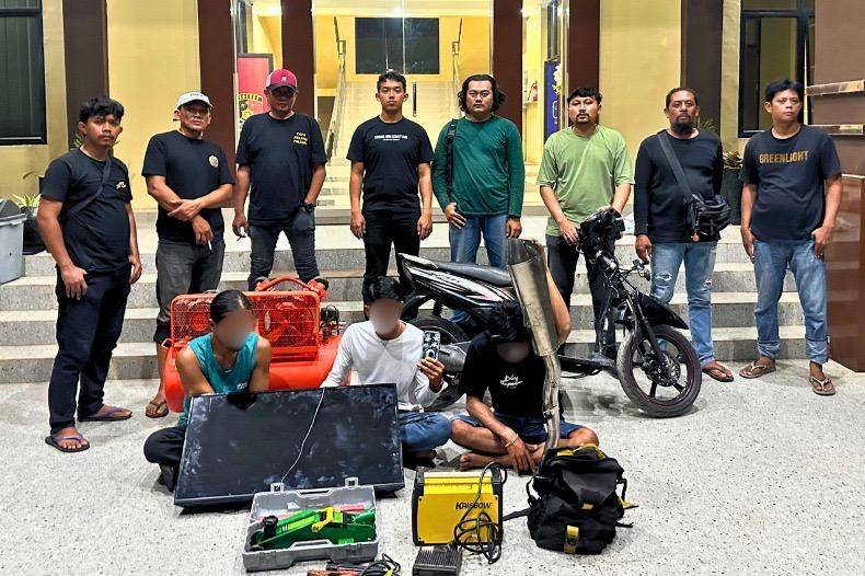 Polisi ungkap kasus pencurian besar oleh komplotan di Kubu Raya. 