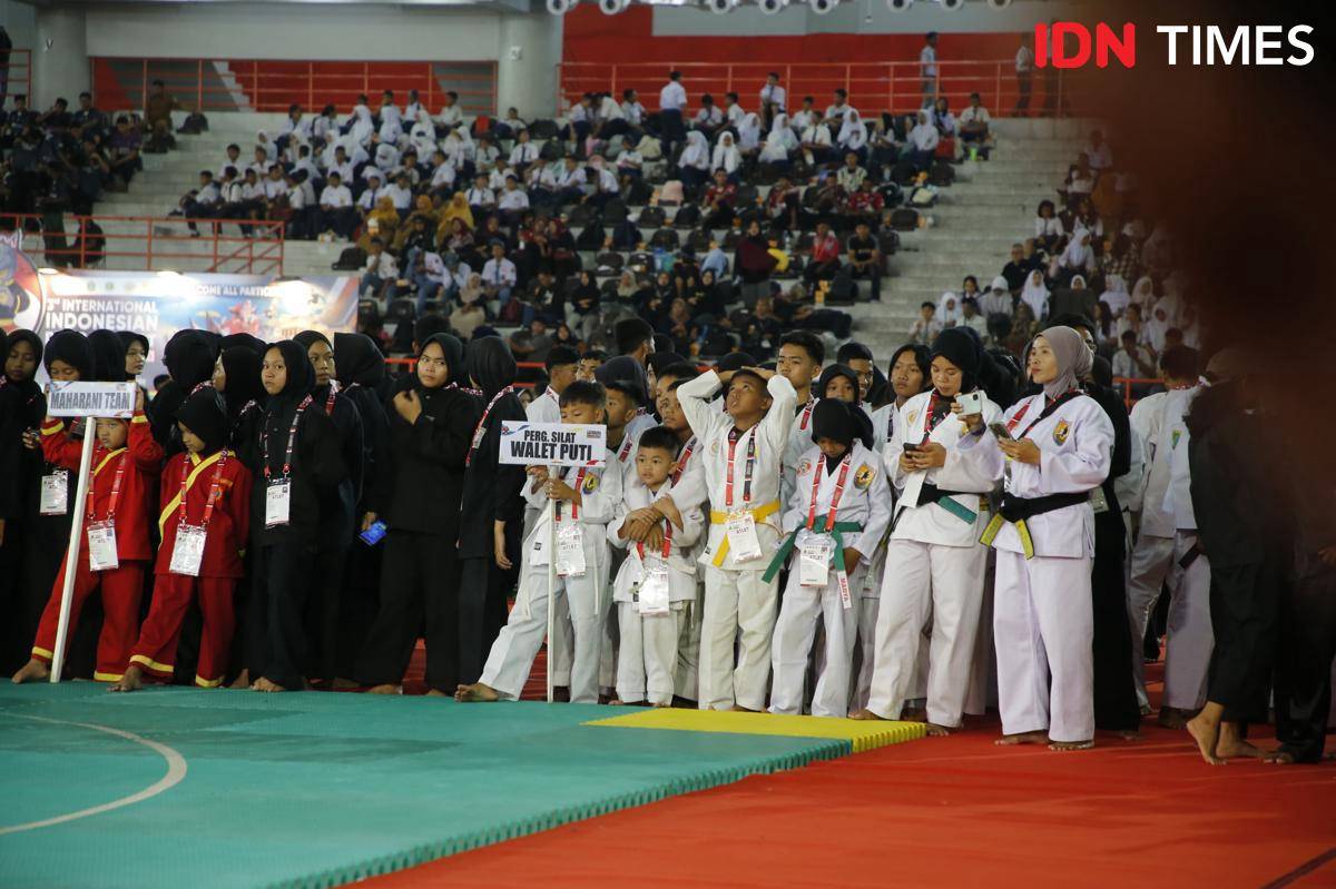 Kejuaraan pencak silat internasional di Gedung Serbaguna Pemprov Sumut