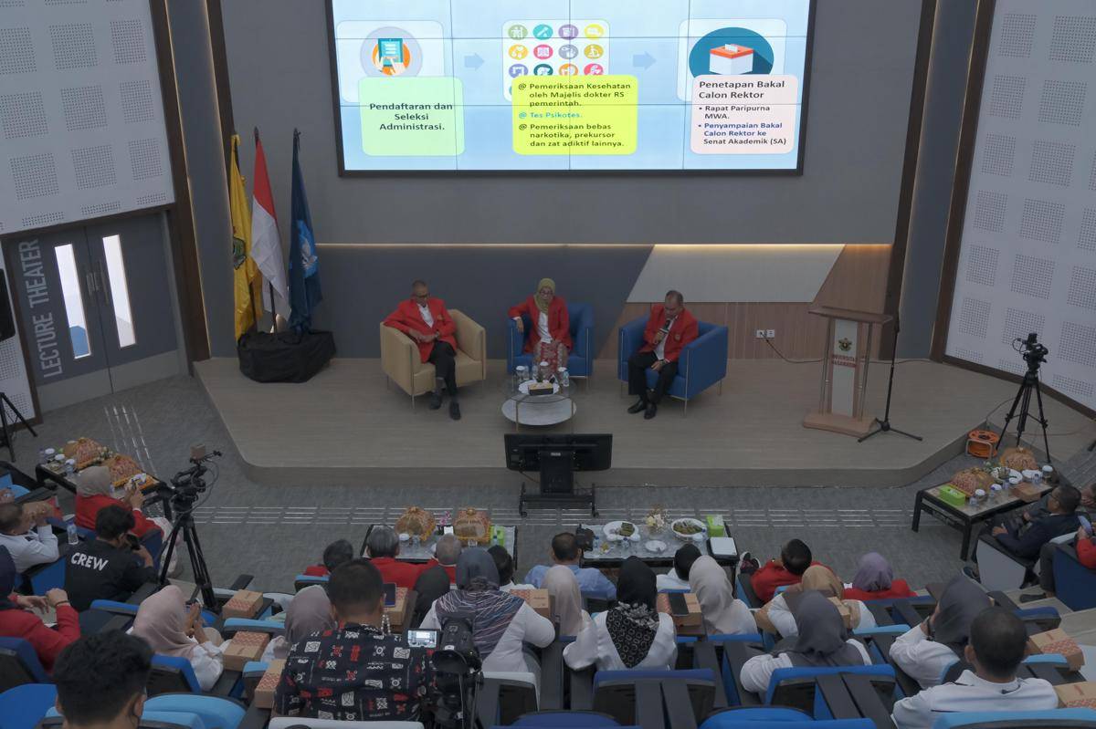 Majelis Wali Amanat Universitas Hasanuddin secara resmi meluncurkan dan mensosialisasikan tahapan serta tata cara Pemilihan Rektor Periode 2026–2030. (Dok. Istimewa)
