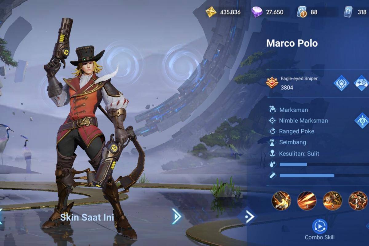 potret Marco Polo hero marksman HoK