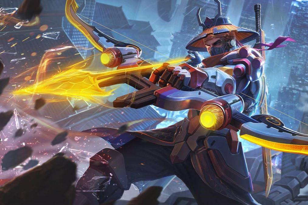 Tampilan skin Yi Sun-Shin Lone Destruction