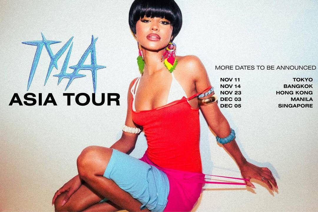 poster Tyla Asia Tour (instagram.com/tyla)