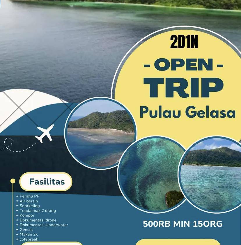Open Trip Pulau Gelasa (instagram.com/@bangkaexotictrip)