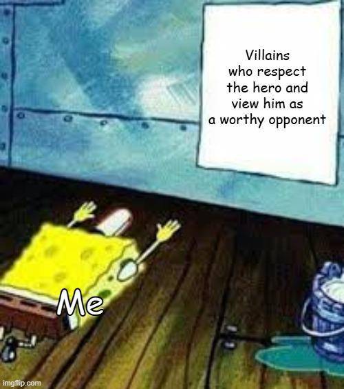 meme SpongeBob tentang penjahat