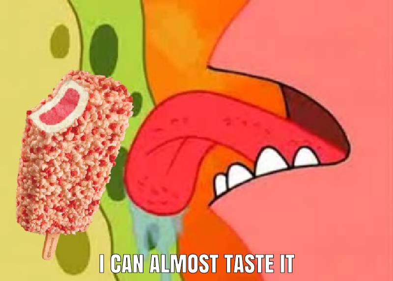meme SpongeBob tentang es krim