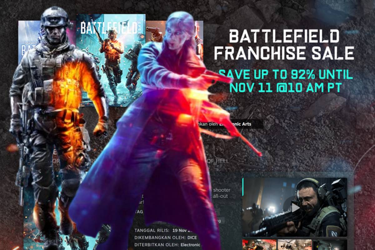 diskon game Battlefield di Steam 