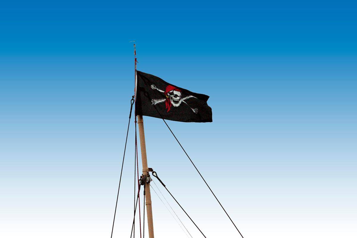 ilustrasi bendera Jolly Roger