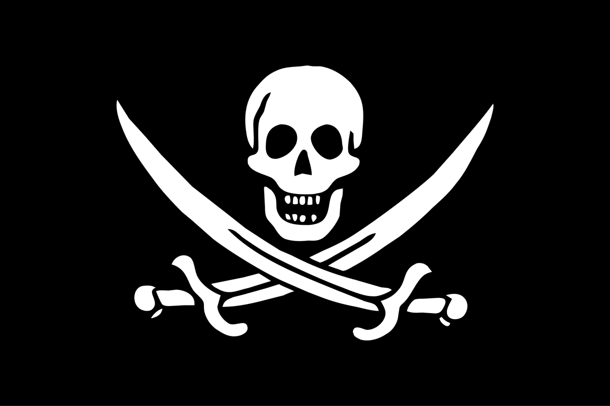 ilustrasi bendera Jolly Roger
