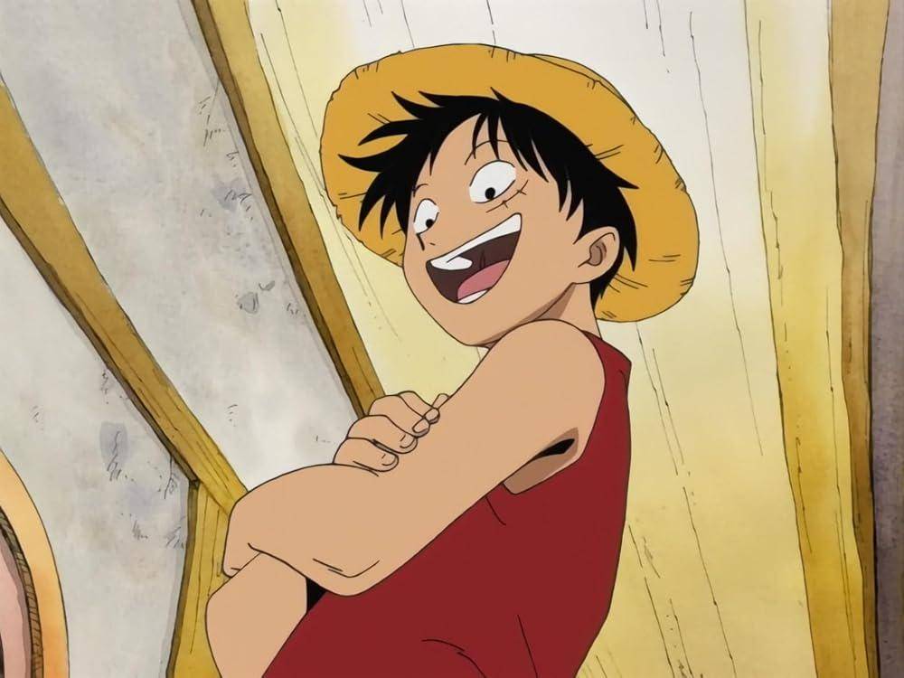 Monkey D Luffy dalam anime One Piece.
