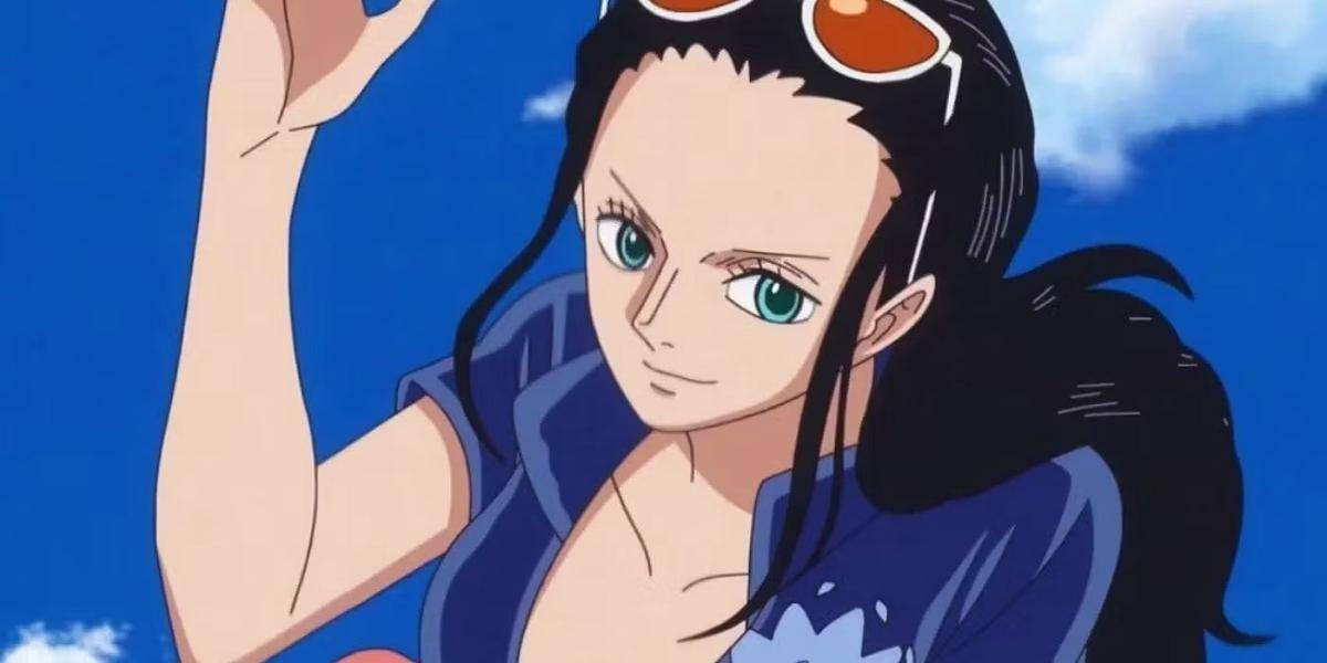 Nico Robin dalam anime One Piece.