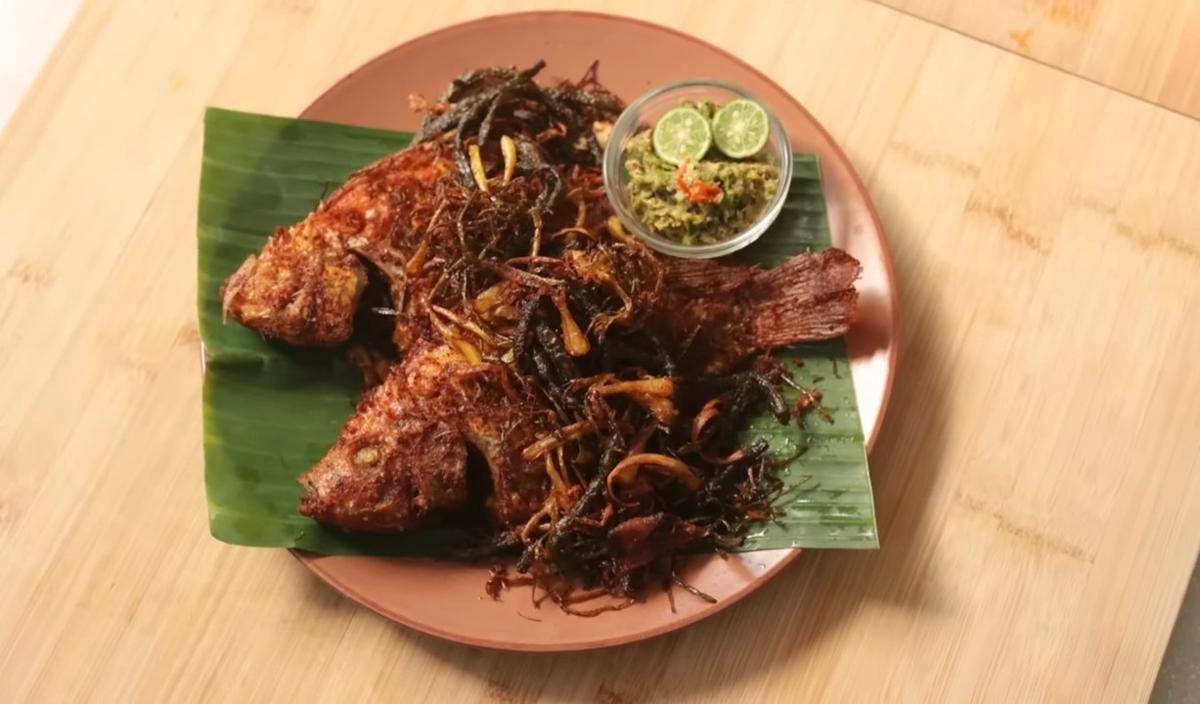 ilustrasi ikan arsik sambal andaliman khas Batak (YouTube.com/Devina Hermawan)
