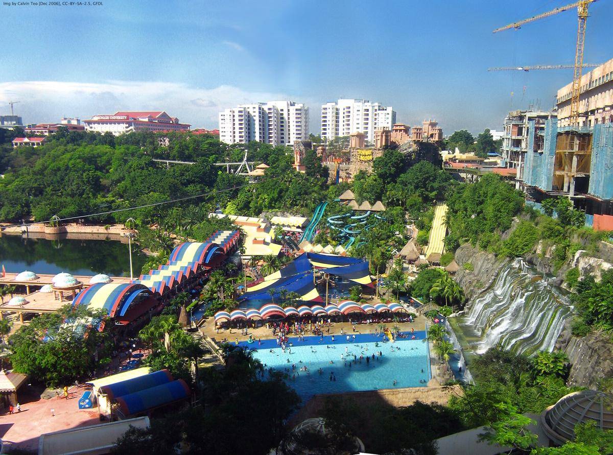 potret Sunway Lagoon (commons.m.wikimedia.org/Calvin Teo)