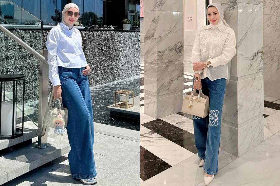 Mix and Match Celana Jeans ala Erin Taulany 