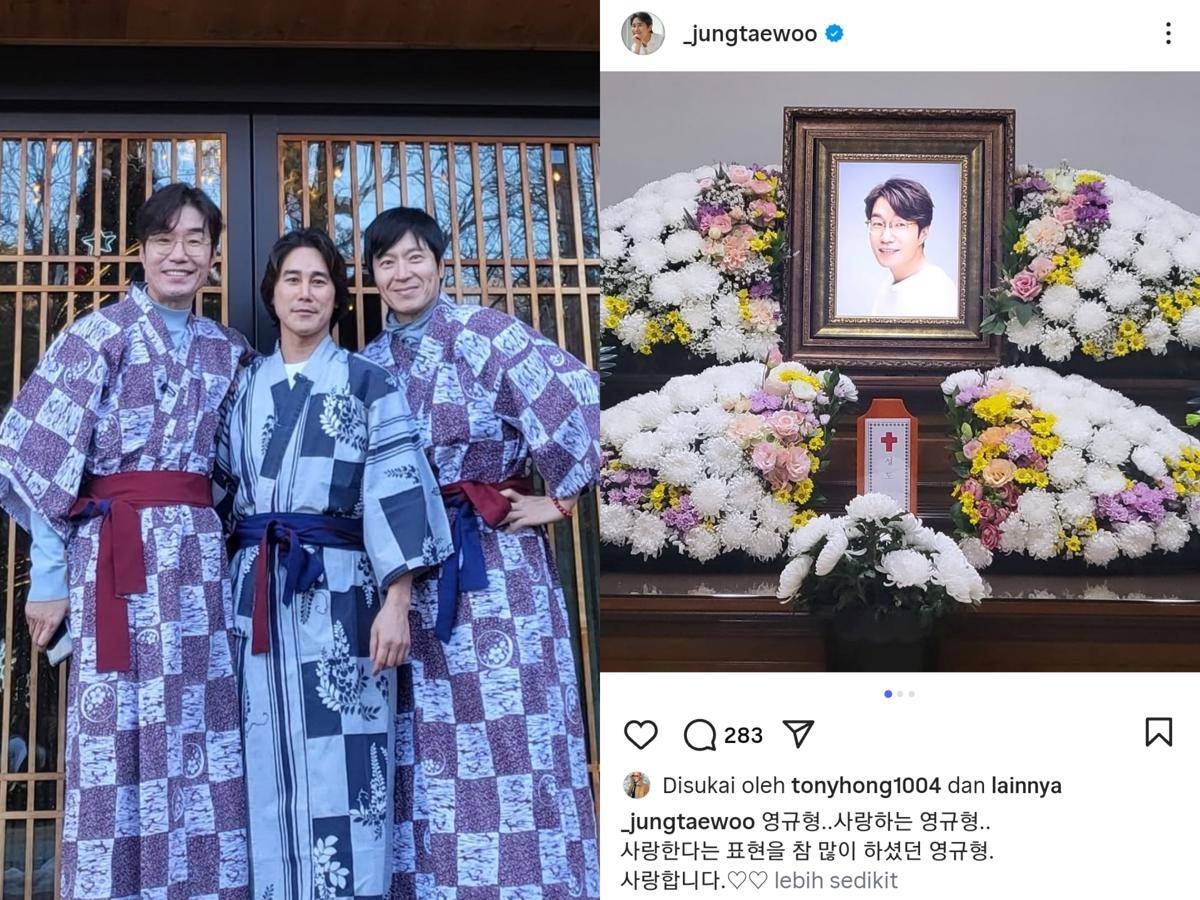 Ucapan duka cita untuk Song Young Kyu dari artis Korea