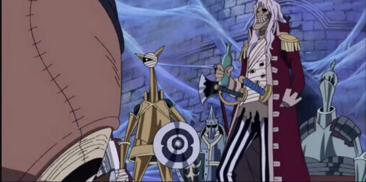 Kapten John di Thriller Bark 