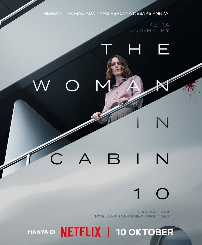 cuplikan film The Woman in Cabin 10