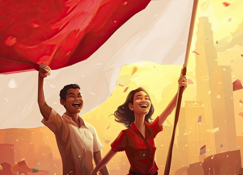 Ilustrasi acara HUT RI 17 Agustus (freepik/freepik)