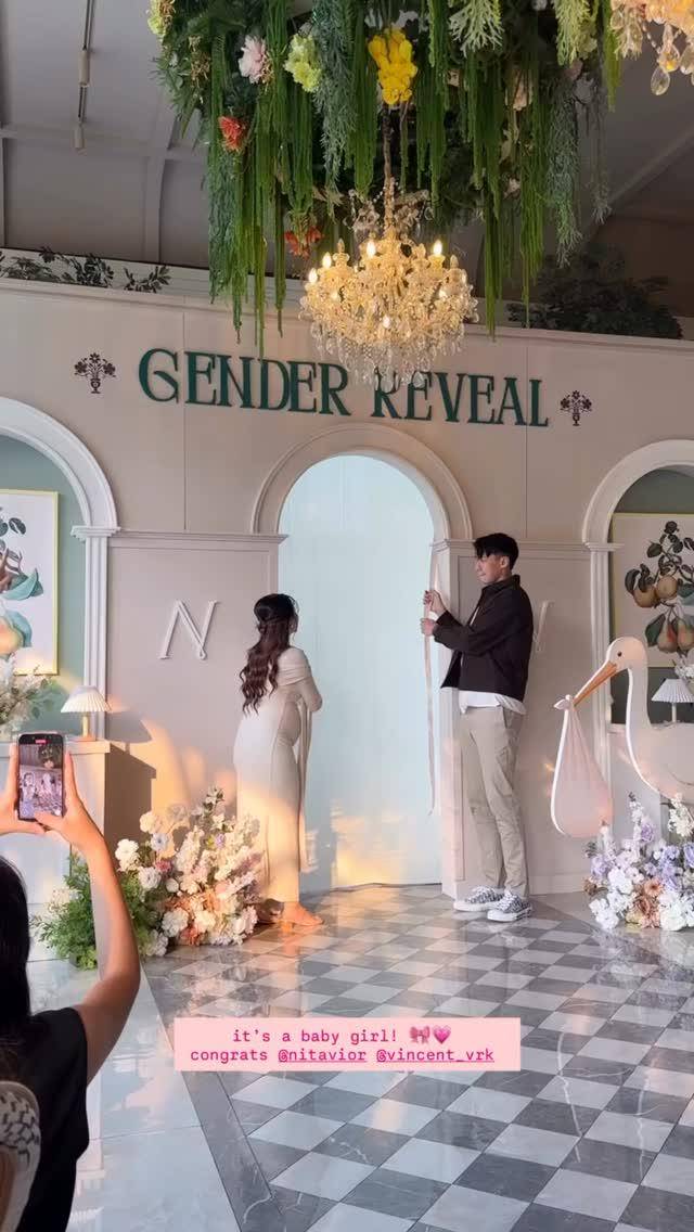 Gender Reveal Kehamilan Vior (Instagram.com/nitavior)