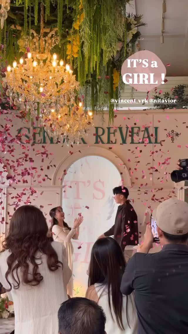 Gender Reveal Kehamilan Vior (Instagram.com/nitavior)