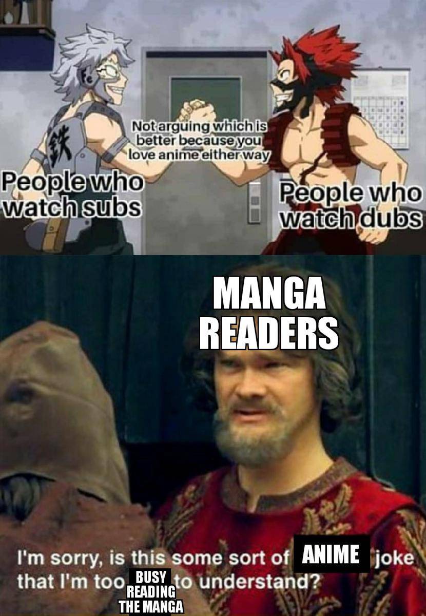 meme pembaca manga 