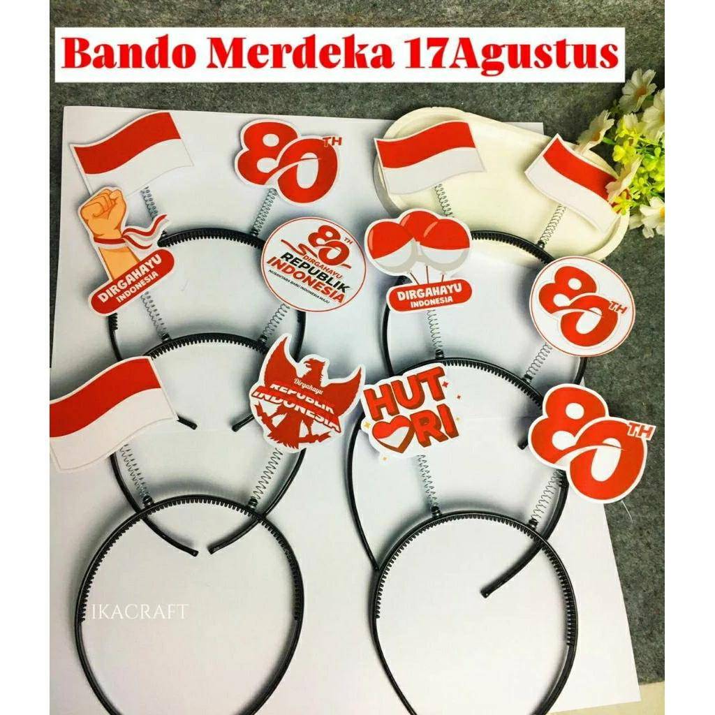 Aksesori tema kemerdekaan (shopee.co.id/Ika.craft)