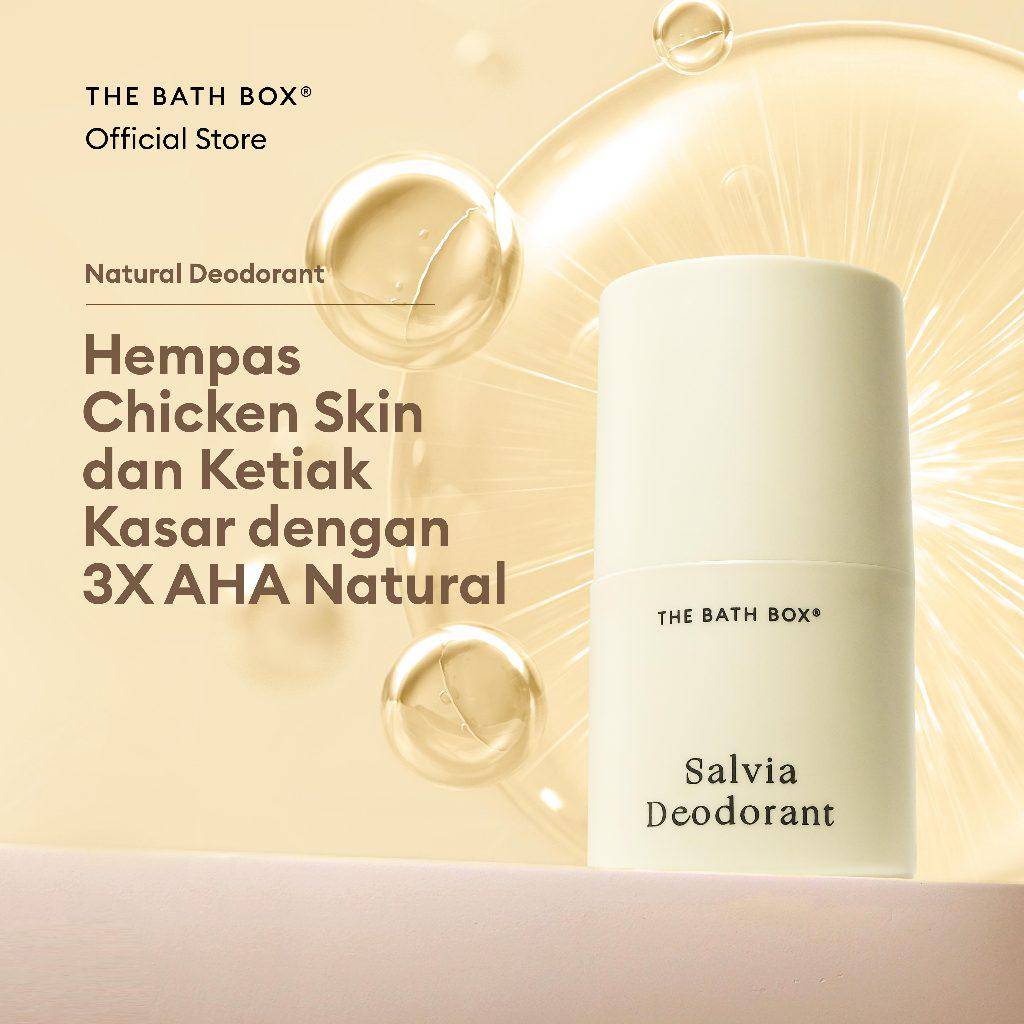THE BATH BOX - Salvia Natural Deodorant (shopee.co.id/The Bath Box Official Shop)