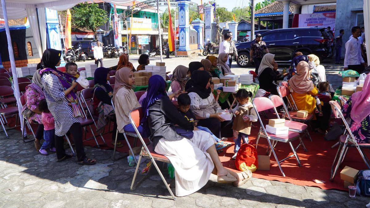 Peluncuran program stunting di Gunungkidul, Rabu (6/8/2025).