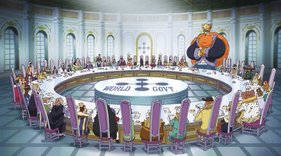 Pertemuan Levely di anime One Piece (1999) (dok. Toei Animation)