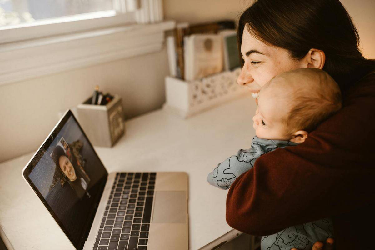 ilustrasi video call